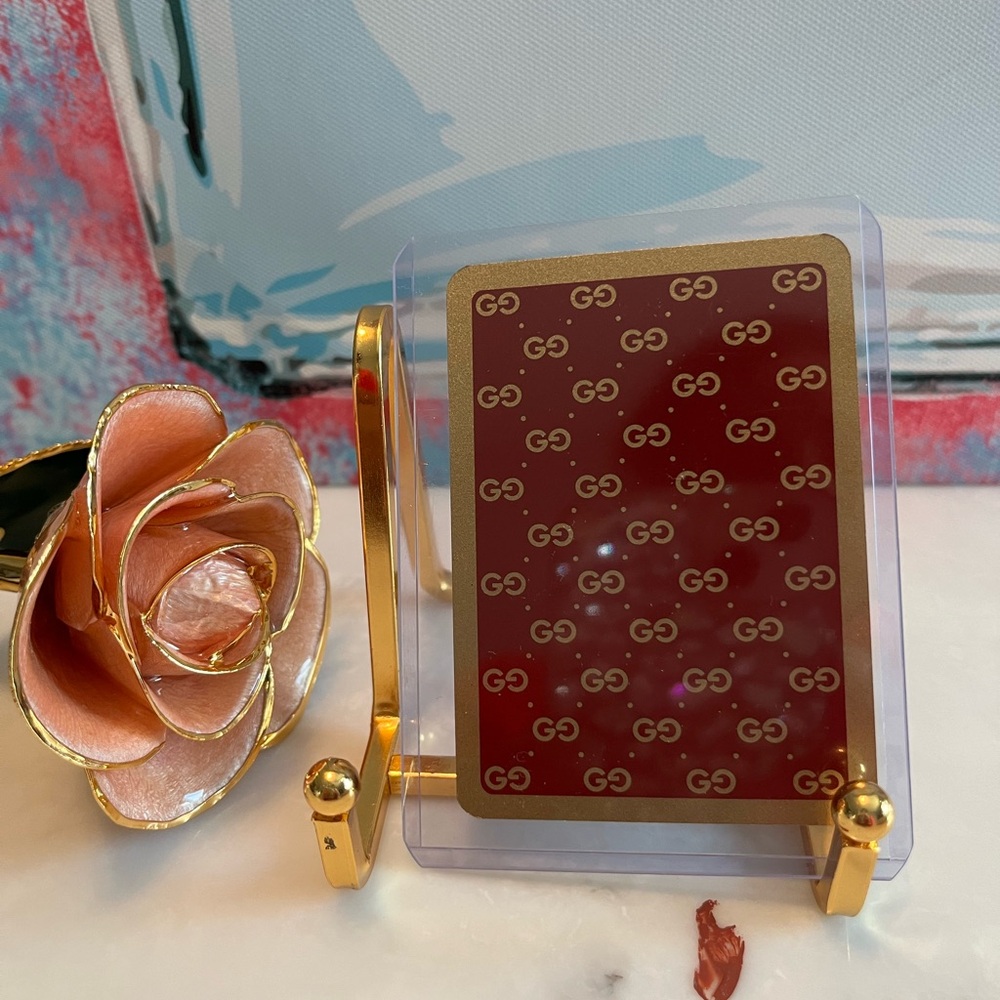 Gucci Authentic Vintage Playing Cards One With COA